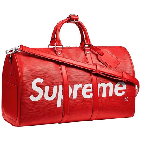 supreme x louis vuitton duffle bag price|louis Vuitton X supreme cartera.